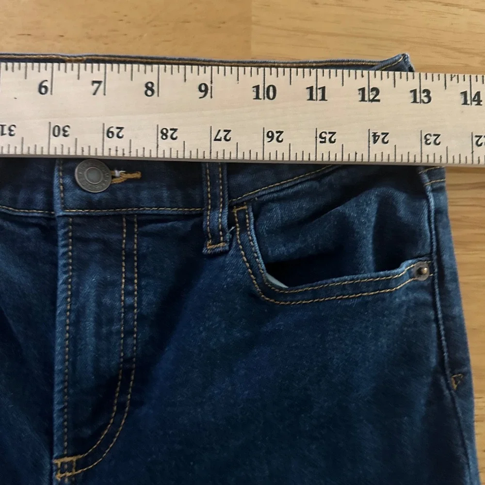 Gap‎ Kids Boys Stretch Straight Jeans Size 14 Dark Wash Indigo Denim Pants